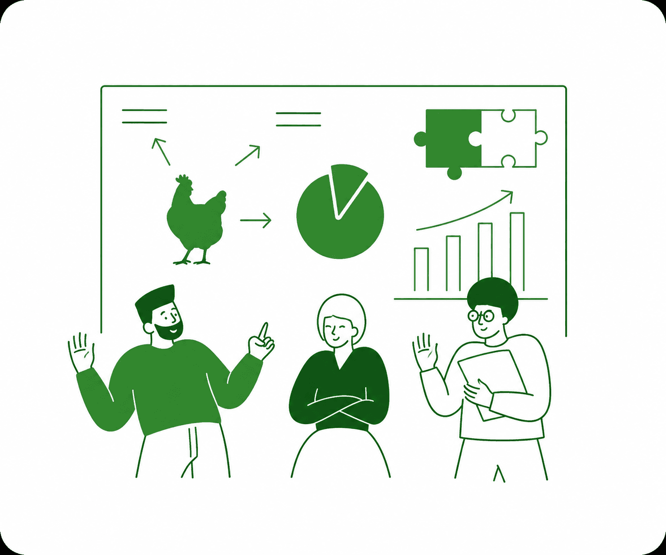 Poultry360 journey illustration