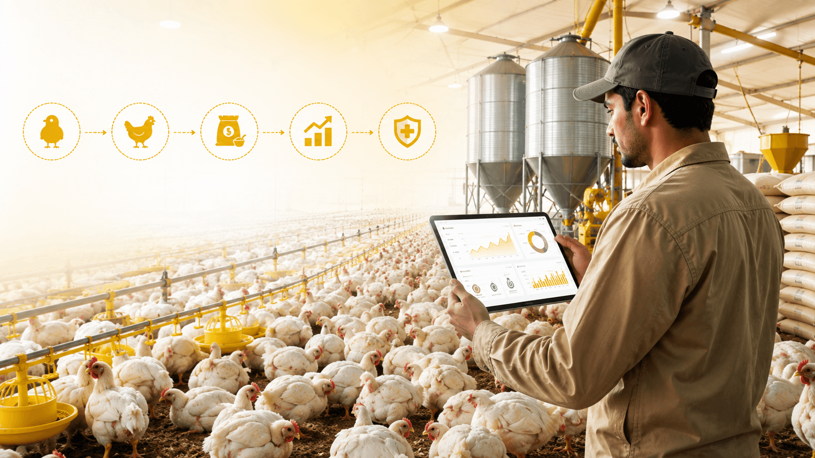 Why Every Broiler Chicken Farm Needs Poultry Software: From Primary Broiler Chicken to Feed Management